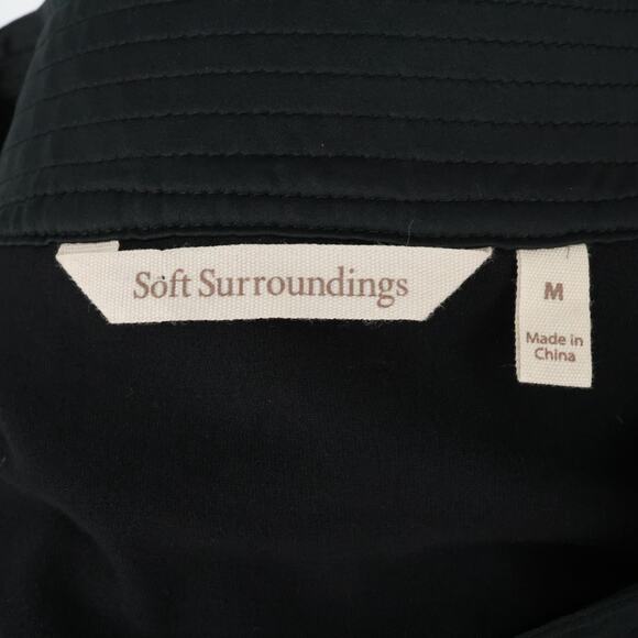 Soft Surrounding Dress Womens Medium Black Sheer Chiffon Layered Lined Maxi - Picture 4 of 13